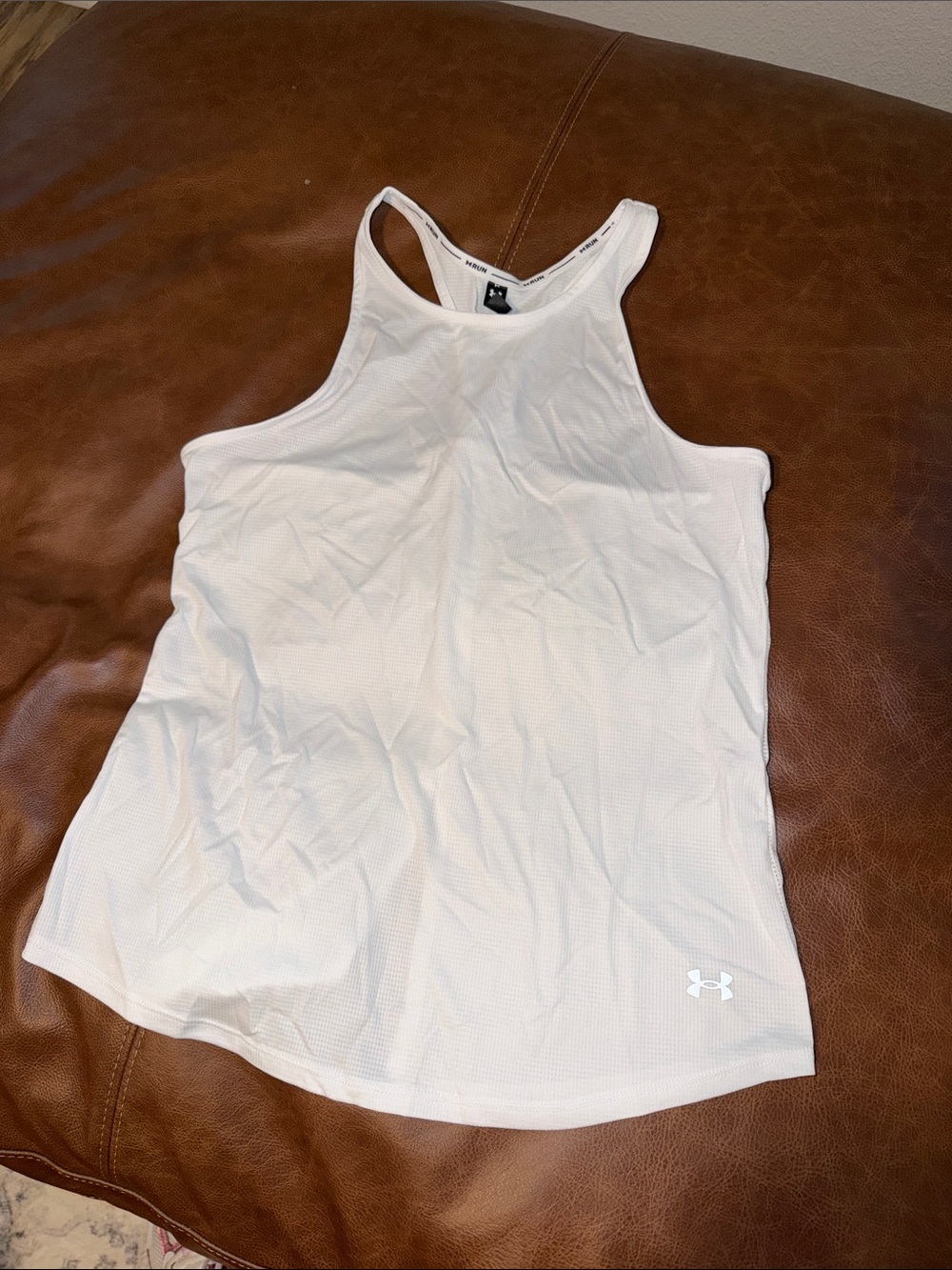 Under Armour White Performance Racerback Tank